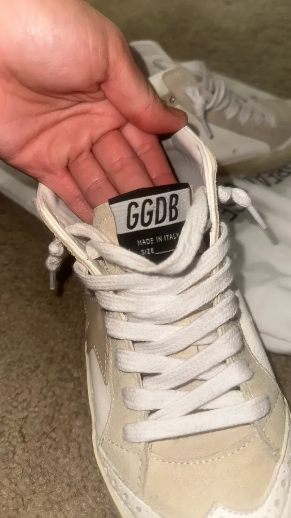 Golden Goose Mid-Star 36 Cream & White - Image 5