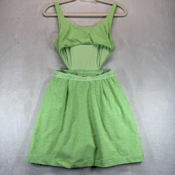 Outdoor Voices Exercise Dress Athletic Cutout Activewear Dress Green Size‎ M - Image 8