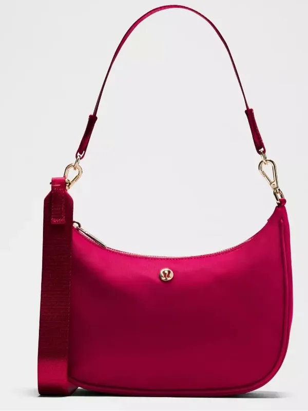 Lululemon City Essentials Small Shoulder Bag 3L Berry Rumble Sold Out color NWT - Image 2