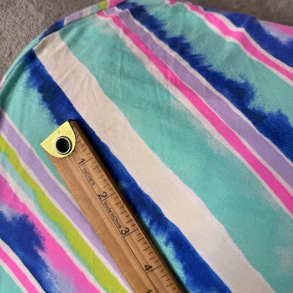 Lilly Pulitzer Asymmetrical Hem Watercolor Midi Maxi Dress Womens M Colorful - Image 6