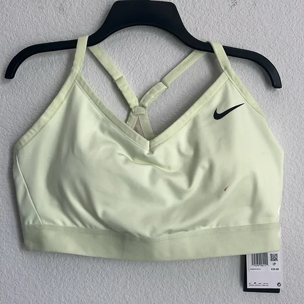 Nike Moisture-Wicking Racerback Sports Bra in Pistachio Green, NWT, Size 1X - Image 2