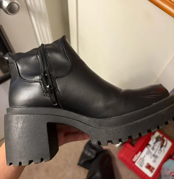 Diba True high high black leather boots - Image 6
