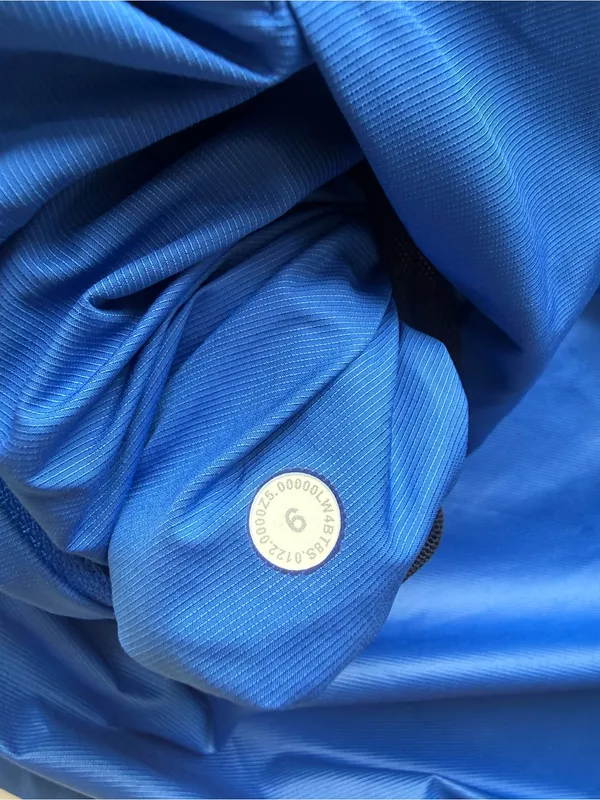 lululemon Lightweight Cropped Track Jacket - Blazer Blue Tone - Size 6 - Image 9