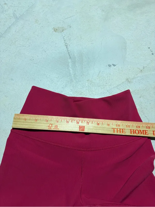 Calia Carrie underwood Women's ribbed Active Leggings red small - Image 4