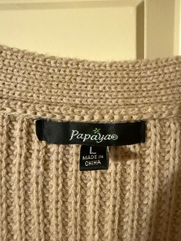 Papaya Cropped Cardigan - Image 4