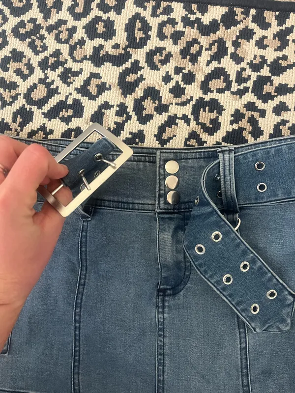 Urban Outfitters Mini Skirt Denim - Image 2