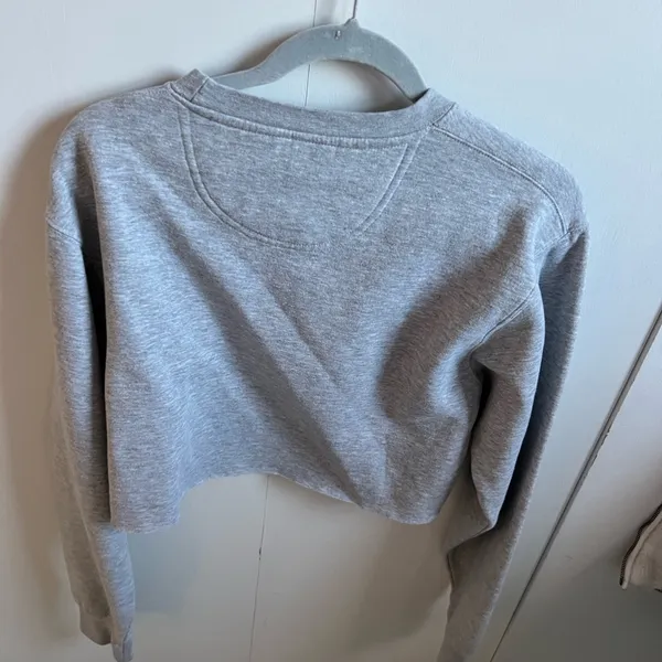 Gray Pioneers Cropped Sweatshirt - Image 4