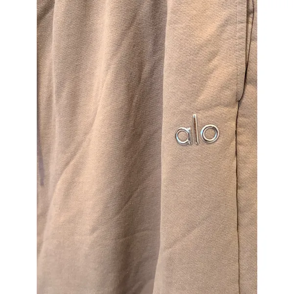 Alo Yoga Accolade Straight Leg Sweatpants Tan Brown Large W0456R - Image 5