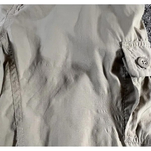The North Face Womens Convertible Cargo Hiking Pants Sz 10 Beige Zip-Off Outdoor - Image 14