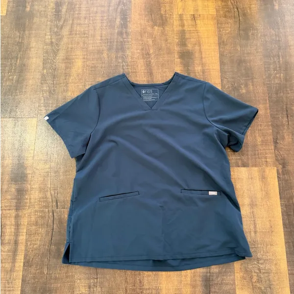 Figs Dark Harbor Casma Three-Pocket Scrub Top Size XXL - Image 6
