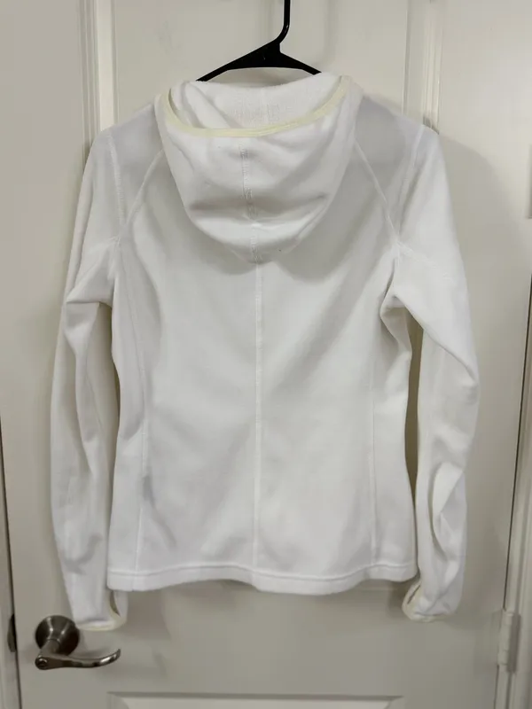 The North Face Women's Polartec White Full-Zip Hoodie - Image 3
