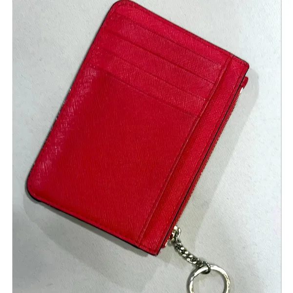 Kate Spade Red Card Holder/ Key Chain - Image 2
