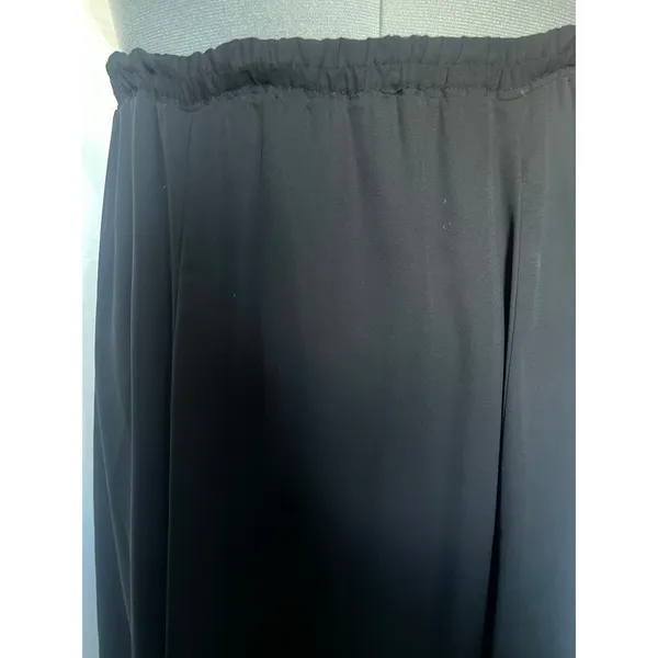 Vtg Y2K Another Thyme Maxi Chiffon Pull On Skirt XL Whimsigoth Minimal Artsy - Image 6