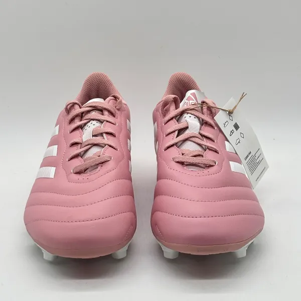 NEW‎ Adidas Goletto VIII FG Soccer Cleats Womens Size 12 Mens 11 Pink White - Image 4