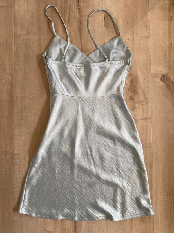 Princess Polly Maliha Mini Dress Blue - Image 3