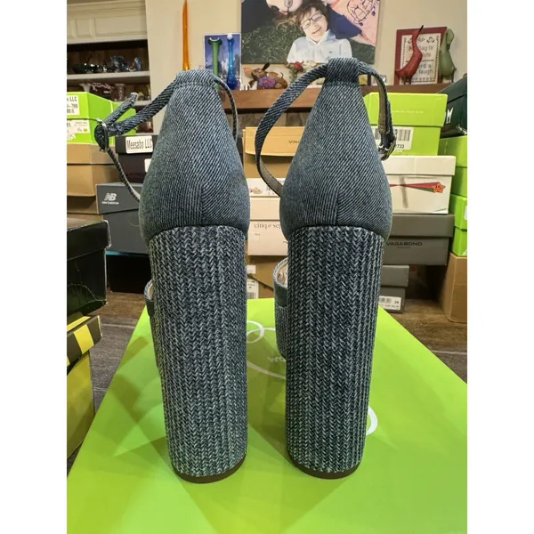 Sam Edelman Kori platform heels New blue Denim Size 10 - Image 5