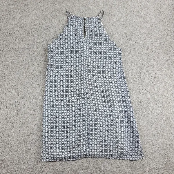 NWT Lily Rose Dress Womens XS Black White Print Sleeveless Halter Sundress - Image 3