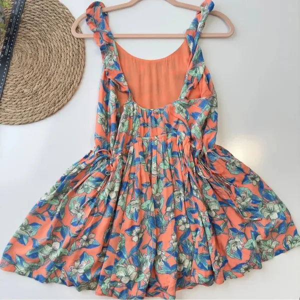 Free People Dear You Floral Flowy Mini Summer Dress‎ Size XS - Image 6