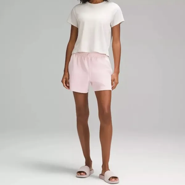 Lululemon Softstreme High Rise Short Flush Pink Casual Athletic Shorts 12 NWT - Image 3