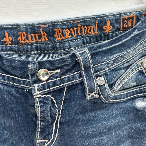 Rock Revival Women's Blue Jeans - Image 4
