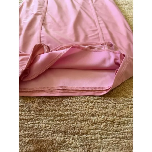 Pink Spaghetti Strap Bodycon Dress Women S Slit Slip Stretch Cocktail Party - Image 6