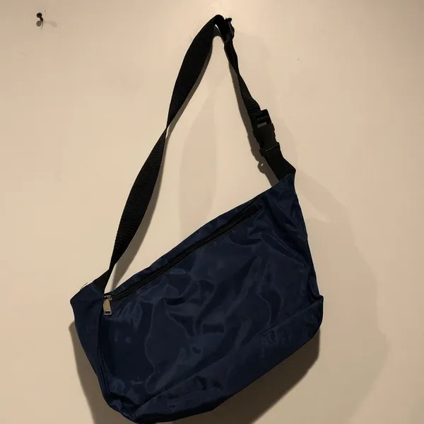 Vintage Europac Original Design Navy Oversized Crossbody Bag - Image 4