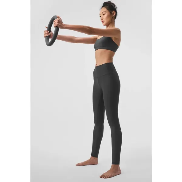 Alo Yoga 7/8 High-Waist Airlift Legging XS Anthracite New With Tags - Image 3
