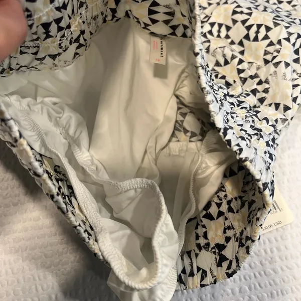 Free people triangle pattern high rise shorts NWT S women - Image 10