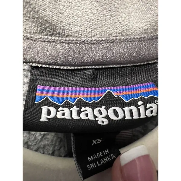 Patagonia Better‎ Sweater Half Zip Gray Women’s XS EXCELLENT - Image 3