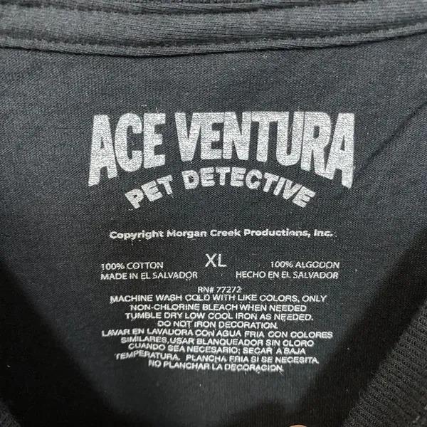 Ace Ventura Pet Detective Movie Graphic T-Shirt XL - Image 3