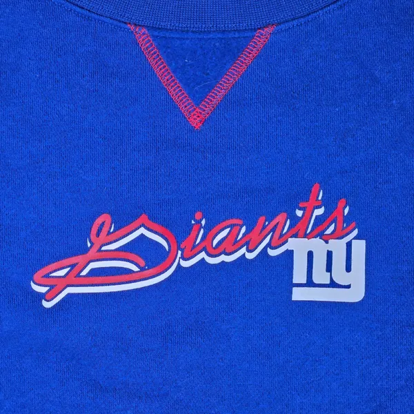 NFL For Her‎ New York Giants Blue Sweatshirt Womens Large DV73 SDHF Pocket - Image 3