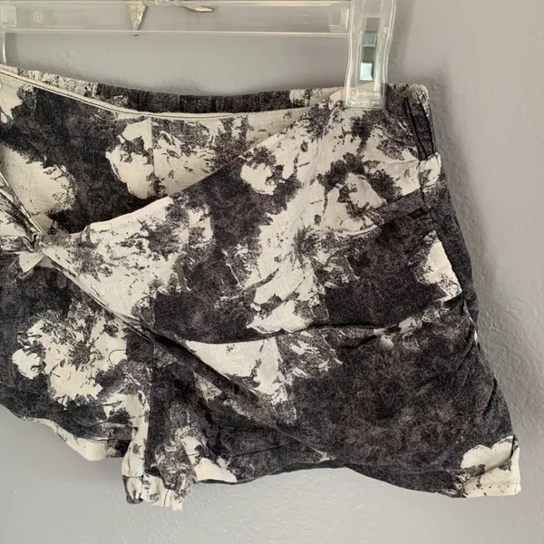 Free People Wrap Front Tie-Dye Shorts - Image 5