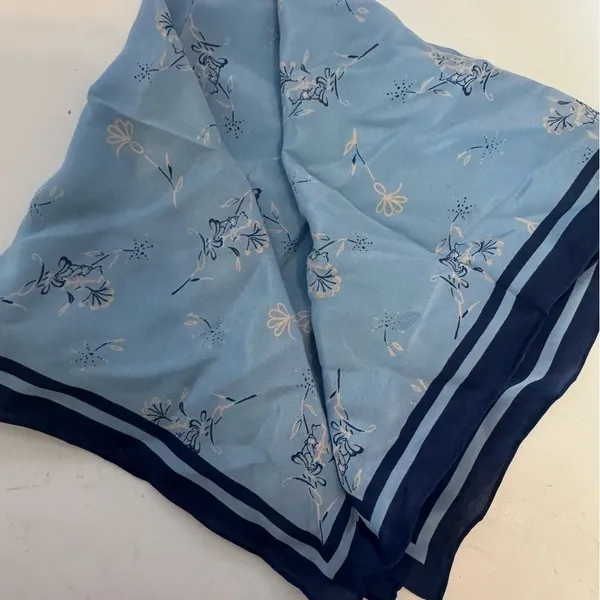 Disney Floral Scarf in Soft Blue - Image 6