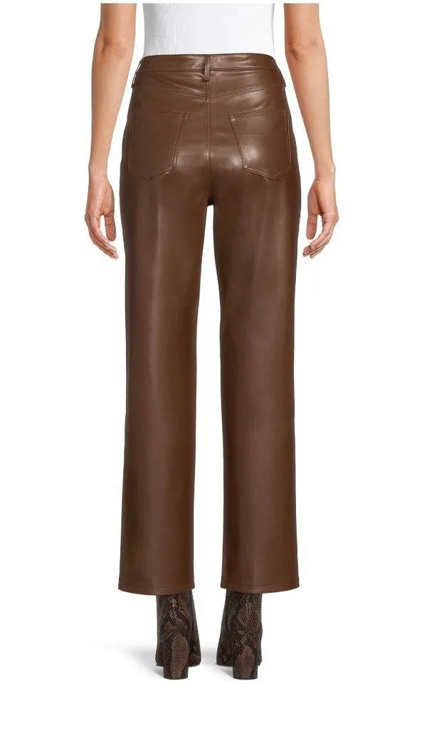 No Boundaries Junior’s Faux Leather Pants - Image 2