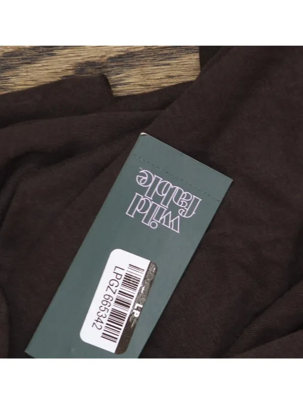 NWT Wild Fable Cozy Flare Mid-Rise Pull-On Pants 94673302 Brown 2X - Image 6