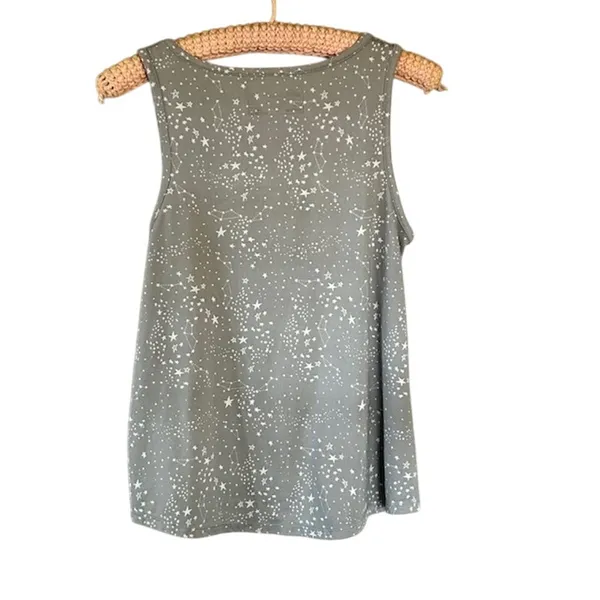 Eddie Bauer Star Print Pajama Set Tank & Pants Small Constellations - Image 4