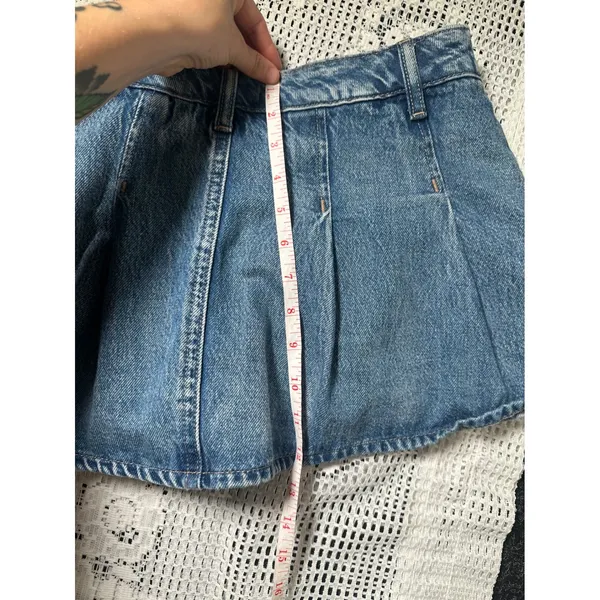 Free People Stephie Denim Skort - Image 7