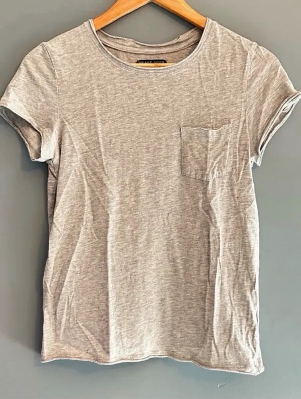 Brave Soul London gray short sleeve basic pocket tee - Image 3