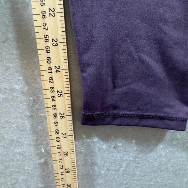 1675 | Alphalete Wrap Mid Rise Compression Yoga Leggings‎ Purple M - Image 4
