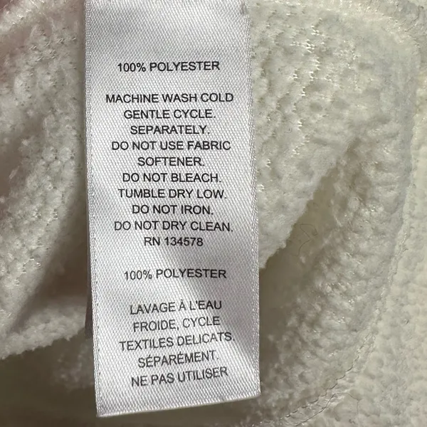 Vineyard Vines Sherpa Fleece Shep Shirt Ivory‎ Quarter Zip XL - Image 8