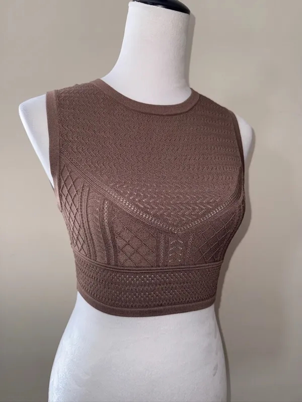 Aritzia Babaton Pointelle Sweater Tank - Image 2