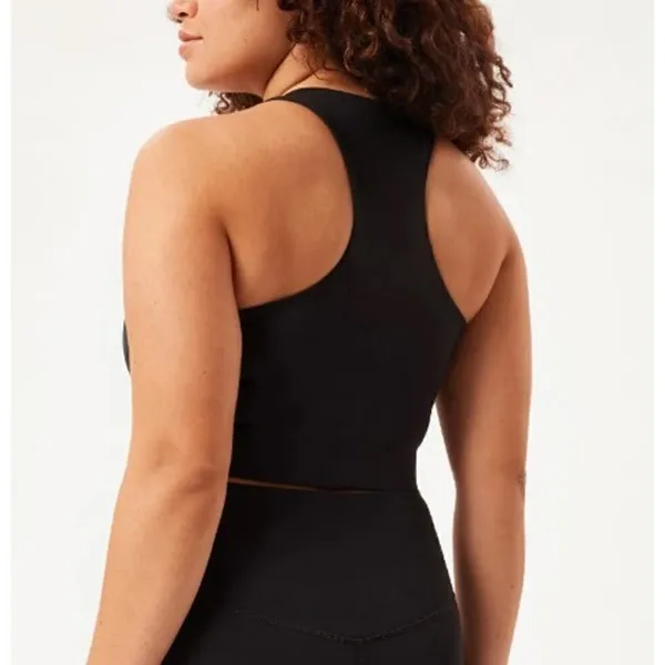 Girlfriend Collective Racerback Paloma Black Sports Bra Sz. S - Image 2