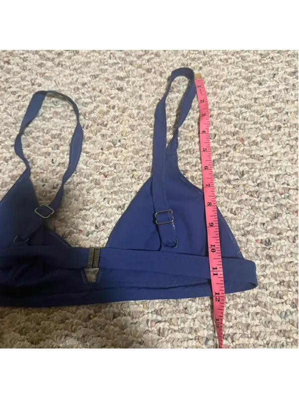 NWT Its Not Cool CONTOUR BIKINI TOP - BIJOU BLUE- Size Large - Image 8