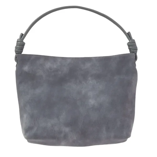 New 8 Other Reasons Betsy Slouch Tote Stone Gray Suede Shoulder Bag Minimalist - Image 2