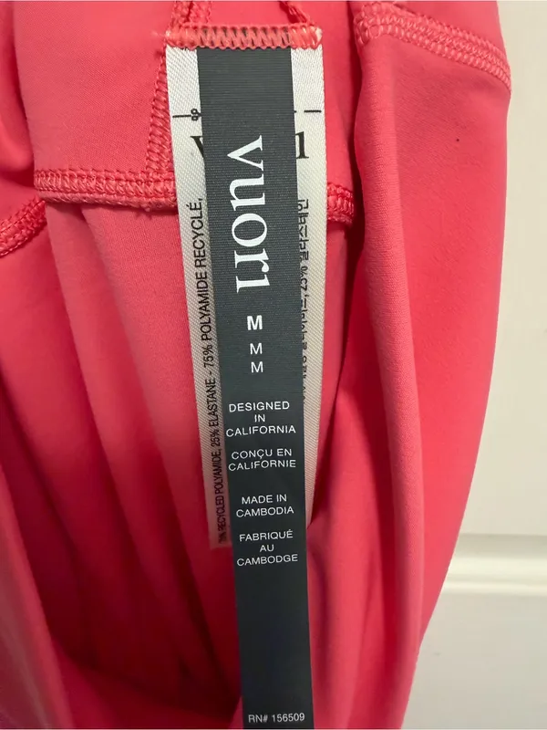 Vuori AllTheFeels Legging Sunset Pink Size Medium - Image 5