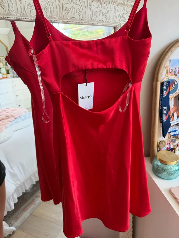 Showpo Mini Dress Red - Image 3