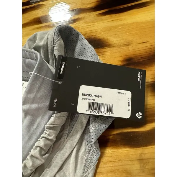 Under Armour Heat Gear Loose Shorts Women’s Size Med Grey‎ Running Sporty Active - Image 10