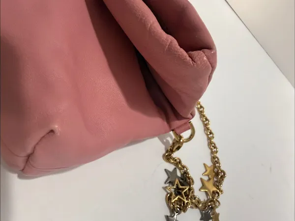 Dolce & Gabbana Nappa Piuma Rosa Lambskin Mini Baguette Bag - Image 9