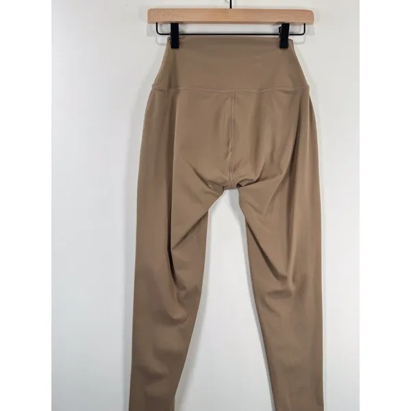 SET ACTIVE Womens Leggings Brown Sportbody Sporty High Rise Stretch Medium - Image 7