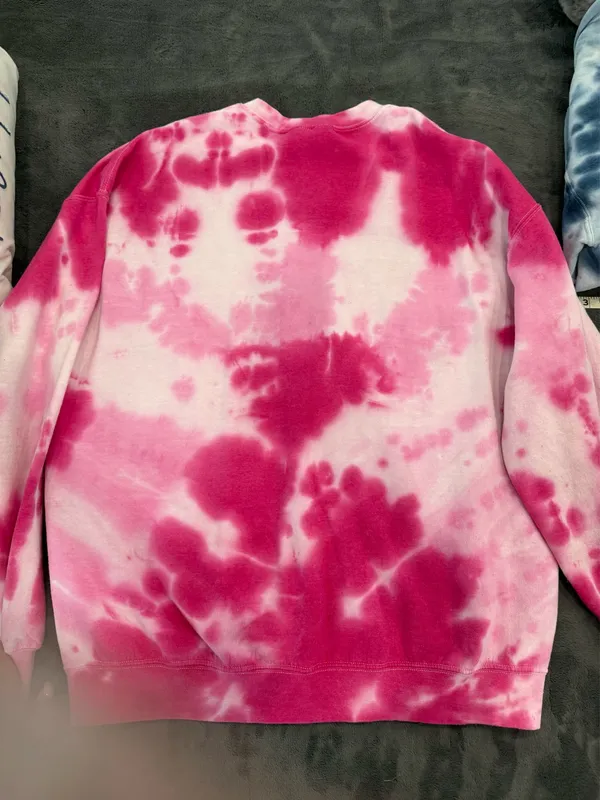 Urban Outfitters Renewal Remade Heart Tie-Dye Sweatshirt - Image 6